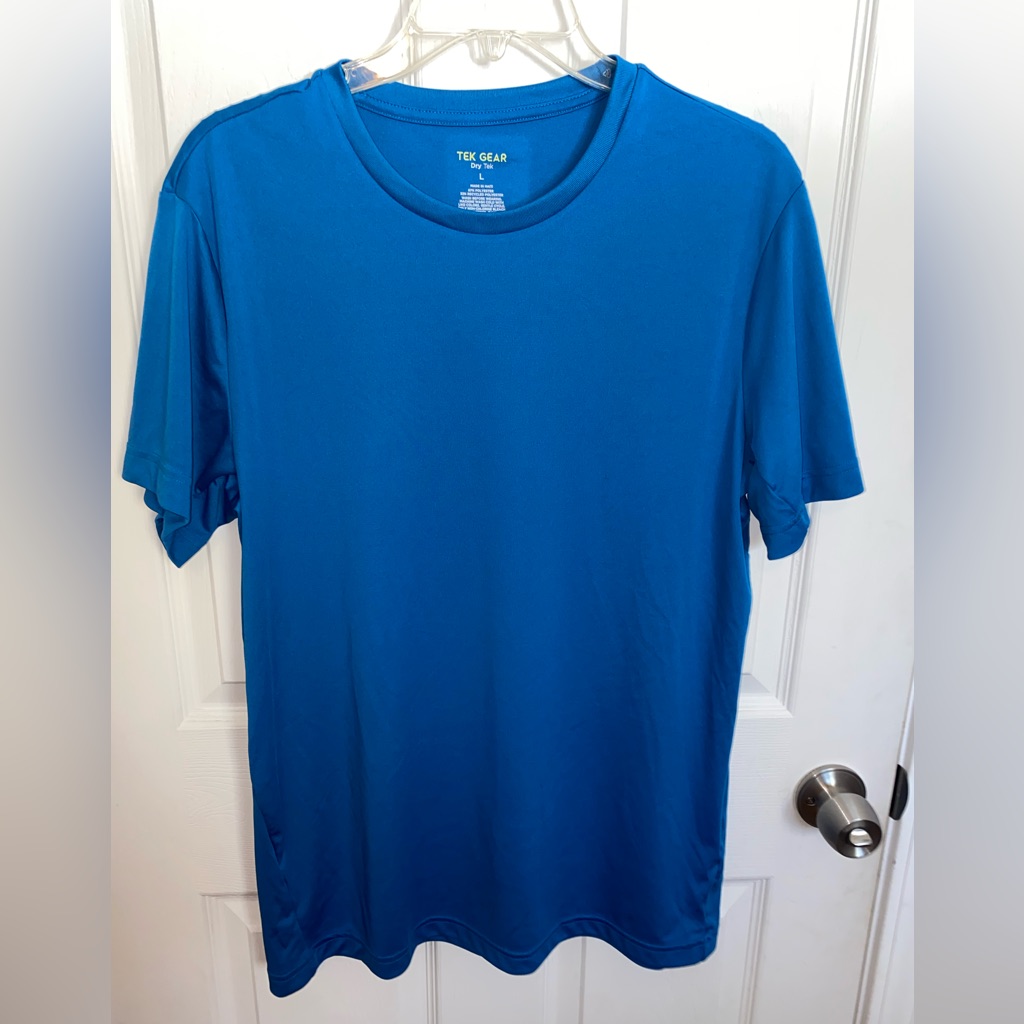 Tek Gear Men's Vibrant Blue Short Sleeve Tee
